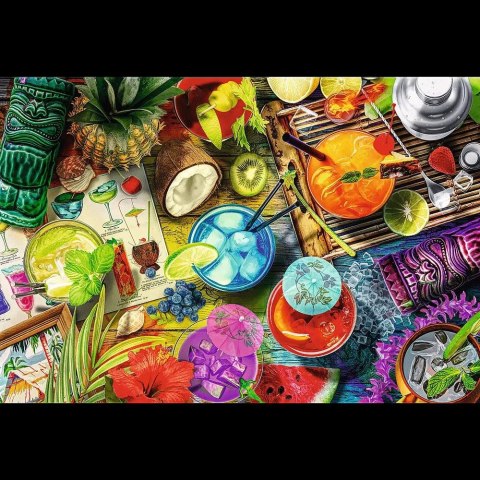 Puzzle przestrzenne drewniane Kolorowe koktajle 501 el. Trefl (20154)