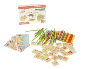 Układanka drewniany zestaw do nauki liczenia Adar (551794)