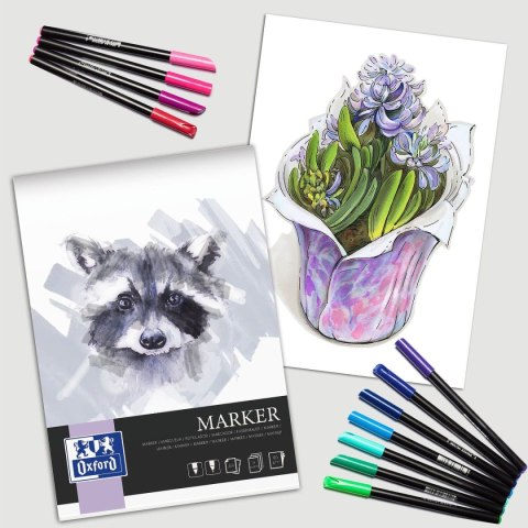 Blok artystyczny DO MARKERA A4 180g 15k Oxford (400166104)