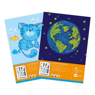 Blok rysunkowy Creatinio A3 biały 80g 10k Top 2000 (400079848)