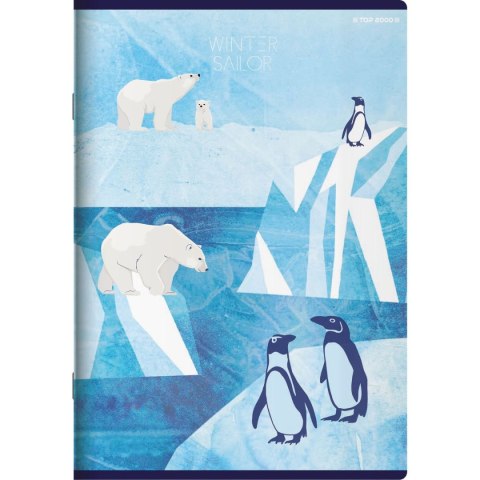 Zeszyt WINTER SAILOR A5 60k. 70g linia Top 2000 (400157926)