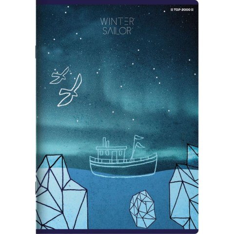 Zeszyt WINTER SAILOR A5 60k. 70g linia Top 2000 (400157926)