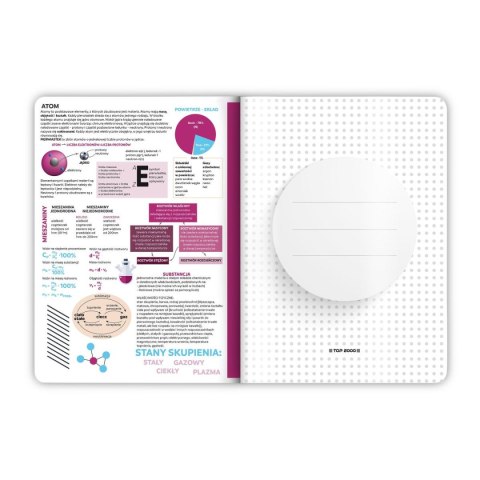 Zeszyt chemia SUPERPREMIUM A5 60k. 70g krata Top 2000 (400150674)