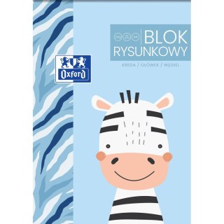 Blok rysunkowy Kids A4 biały 120g 20k Oxford (400170339)