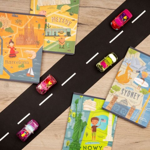 Zeszyt CITIES OF THE WORLD A5 16k. 70g krata Top 2000 (400157888)