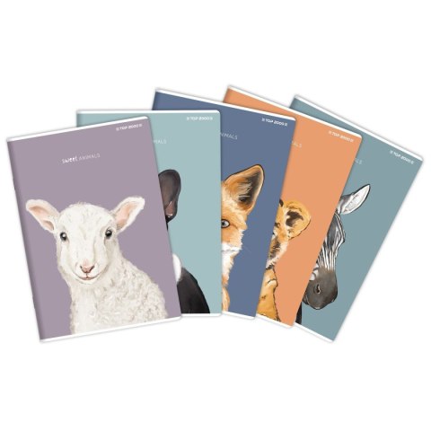 Zeszyt Top 2000 SWEET ANIMAL 400169465 A5 60k. 70g linia Zeszyt Top 2000 SWEET ANIMAL 400169465 A5 60k. 70g linia