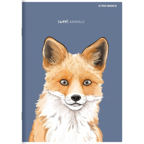 Zeszyt Top 2000 SWEET ANIMAL 400169465 A5 60k. 70g linia Zeszyt Top 2000 SWEET ANIMAL 400169465 A5 60k. 70g linia