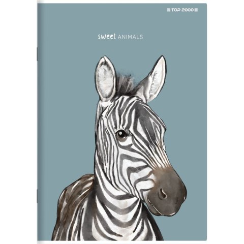 Zeszyt Top 2000 SWEET ANIMAL 400169465 A5 60k. 70g linia Zeszyt Top 2000 SWEET ANIMAL 400169465 A5 60k. 70g linia