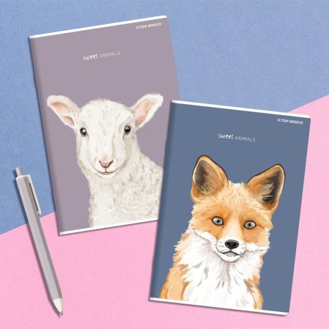 Zeszyt Top 2000 SWEET ANIMAL 400169465 A5 60k. 70g linia Zeszyt Top 2000 SWEET ANIMAL 400169465 A5 60k. 70g linia