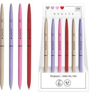 Długopis 0 5902277327130 wkład niebieski Interdruk (SLIM HEARTS)