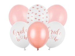 Balon gumowy Partydeco Bride to be, mix mix 300mm (SB14P-328-000-6)
