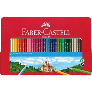 Kredki ołówkowe zamek 36 kol. Faber-Castell (115886 FC)