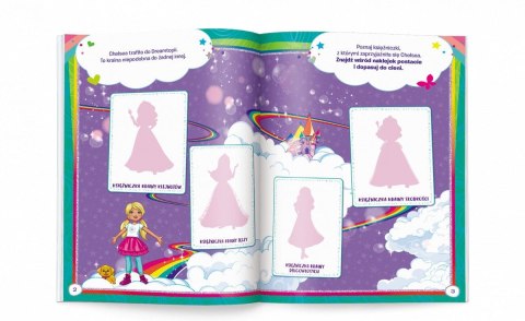 Książka dla dzieci Ameet Barbie™. 100 brokatowych naklejek Książka dla dzieci Ameet Barbie™. 100 brokatowych naklejek