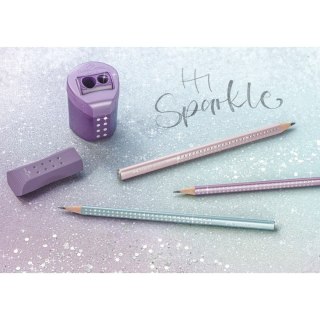 Ołówek Jumbo Sparkle metallic Rose B Faber Castell (111661 FC)