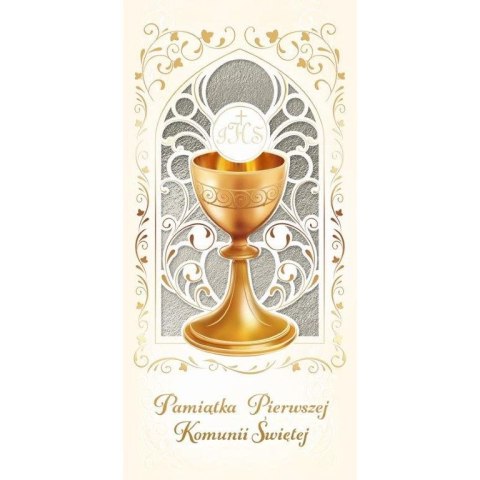 Kartka składana (mix) komunia Art Nuvo (5901750511868)