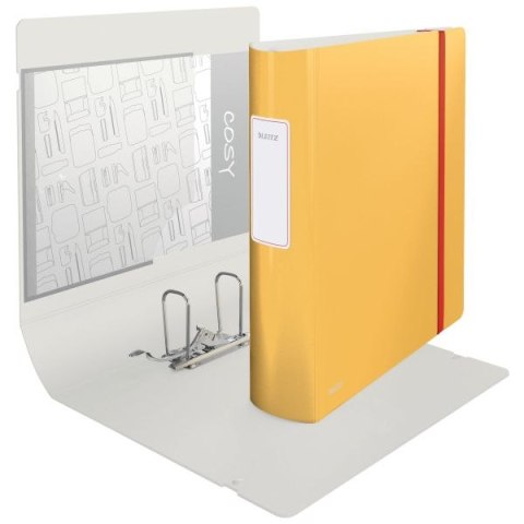 Segregator dźwigniowy Leitz Cosy Active A4 80mm żółty (10380019) Segregator dźwigniowy Leitz Cosy Active A4 80mm żółty (10380019)