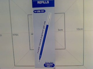 Wkład do długopisu zelowe do UM-151 wkład niebieski Uni (umr-1)