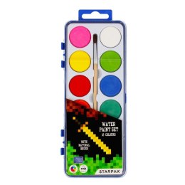 Farby akwarelowe Starpak Pixel kolor: mix 12 kolor. (489994)