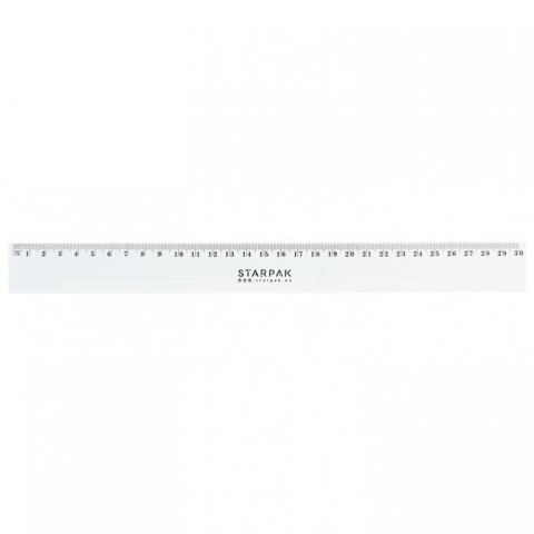 Linijka plastikowa Starpak 30cm (472867) Linijka plastikowa Starpak 30cm (472867)