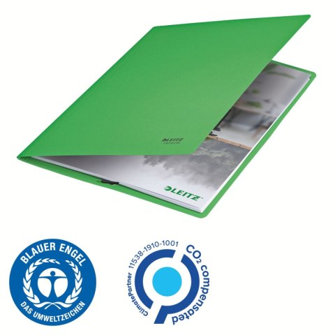 Teczka kartonowa na gumkę recycle A4 zielona 430g Leitz (39080055) Teczka kartonowa na gumkę recycle A4 zielona 430g Leitz (39080055)