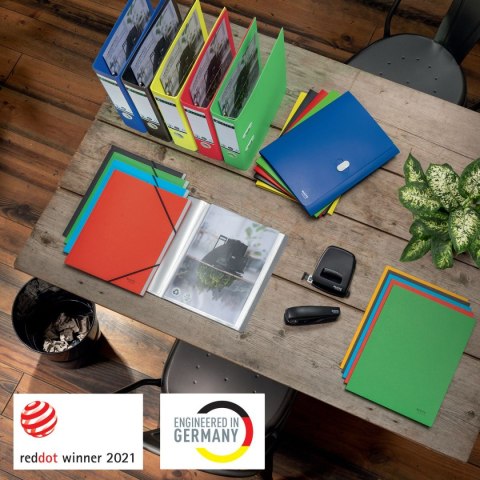 Teczka kartonowa na gumkę recycle A4 żółta 430g Leitz (39080025) Teczka kartonowa na gumkę recycle A4 żółta 430g Leitz (39080025)