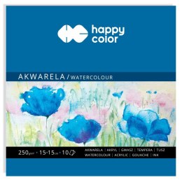 Blok artystyczny Happy Color młody artysta 250g 10k [mm:] 150x150 (HA 3725 1515-A10)