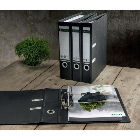 Segregator dźwigniowy Leitz Recycle A4 80mm czarny (10180095) Segregator dźwigniowy Leitz Recycle A4 80mm czarny (10180095)