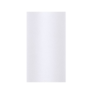 Tiul tiul 30x9 [mm x m] biały Partydeco (TIU30-008)
