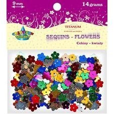 Cekiny Titanum Craft-fun Craft-Fun Series kwiatki (CK062)