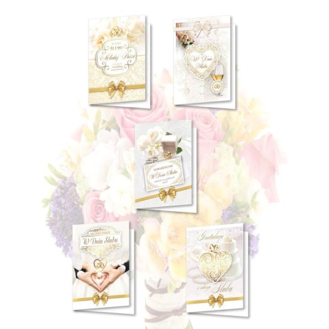 Kartka składana Ślub B6 Top Graphic (BOGH)