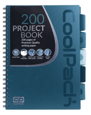 Kołobrulion A4 blue 200k. 80g krata Patio (93989CP)
