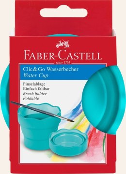 Pojemnik na wodę Faber Castell Clic&Go Turkusowy (181580 FC)