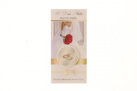 Kartka składana Lux ślub DL Top Graphic (DLXO)