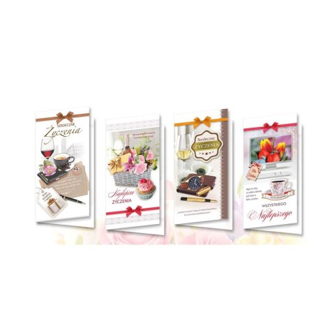 Kartka składana Lux urodziny [mm:] 230x120 Top Graphic (DLXO)