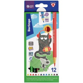 Kredki ołówkowe Supersoft 12 kol. Berlingo (297236)
