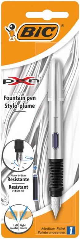 Pióro wieczne Bic CHROME SILVER X-PEN (896049)