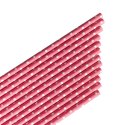 Słomka Arpex papierowa kropki mix kolorów 12 szt (KS9181)