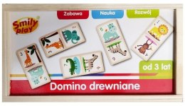 Gra logiczna Smily Play domino drewniane (SPW83797)