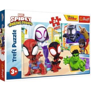 Puzzle Spiday I Przyjaciele 24 el. Trefl (14348)