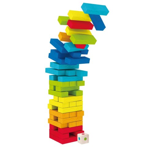 Klocki drewniane kolorowa wieża Anek (AC7633 AN01)