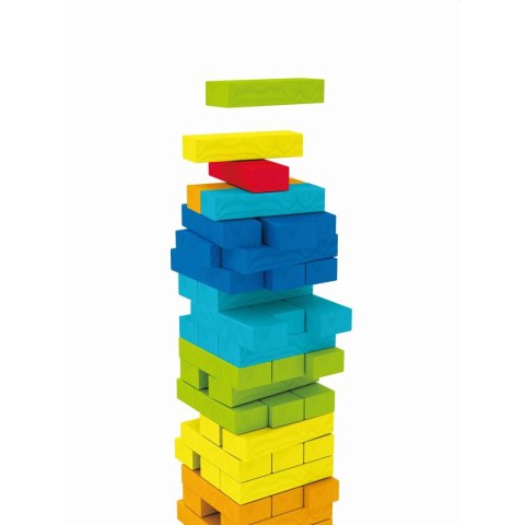 Klocki drewniane kolorowa wieża Anek (AC7633 AN01)
