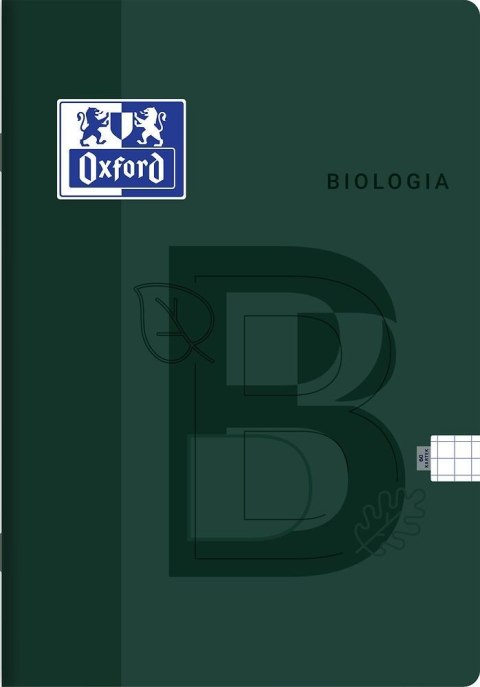 Zeszyt tematyczny biologia A5 60k. 90g krata Oxford (400175637)
