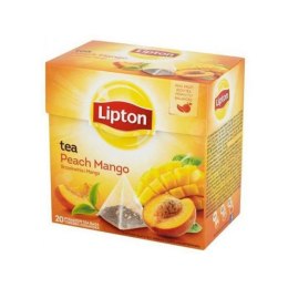Herbata Lipton Piramidki | Mango i Brzoskwinia | 20 szt