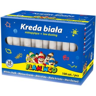 Kreda kolor: biała 100 szt Flamingo (58QW100)
