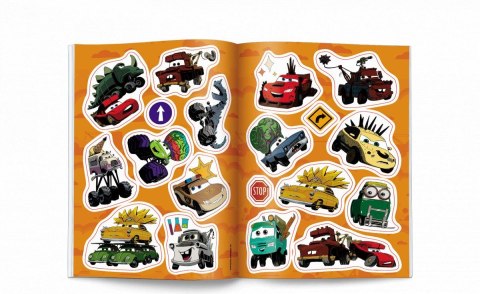 Książka dla dzieci Auta z naklejkami Ameet (NA 9131)