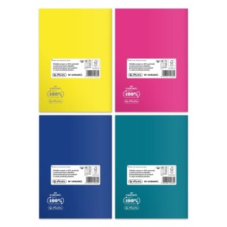 Zeszyt A5 Colors Eco PP 9552308 60k. 70g krata Herlitz (400197973)