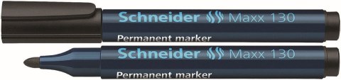 Marker permanentny Maxx 130 wkład czarny 1,0-3,0mm okrągła końcówka Schneider (SR113001)