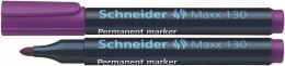 Marker permanentny Schneider Maxx 130, fiolet 1,0-3,0mm okrągła końcówka (113008)