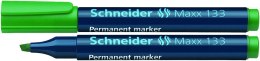 Marker permanentny Schneider Maxx 133, zielony 1,0-3,0mm ścięta końcówka (SR113304)