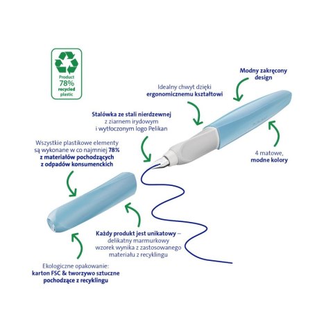 Pióro wieczne Twist Eco Lavender 822237 Pelikan (400195745)